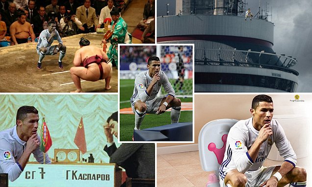 Gaya Selebrasi Terbaru Ronaldo jadi Ribuan Meme di Medsos